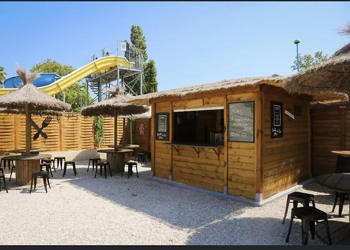 Mobil N 1 Confort St Cyprien 66 Kamp alanı Saint-Cyprien (Pyrenees-Orientales)